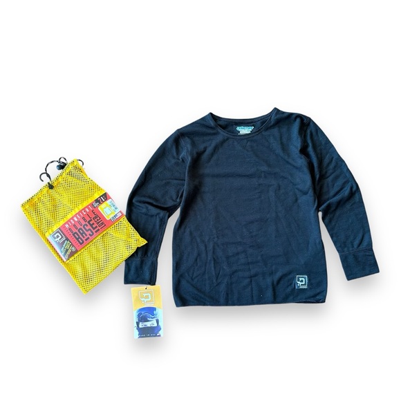Polarmax Thermal Double Base Layer Top, Youth Size S/6-8, Black - Picture 2 of 8